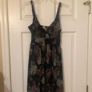 Pepper Paisley Print Midi Dress